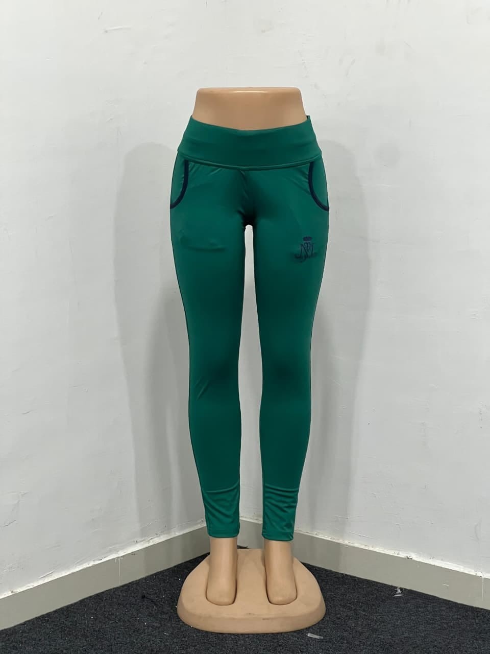 Forest Green Active Fit Yoga Tights for Women